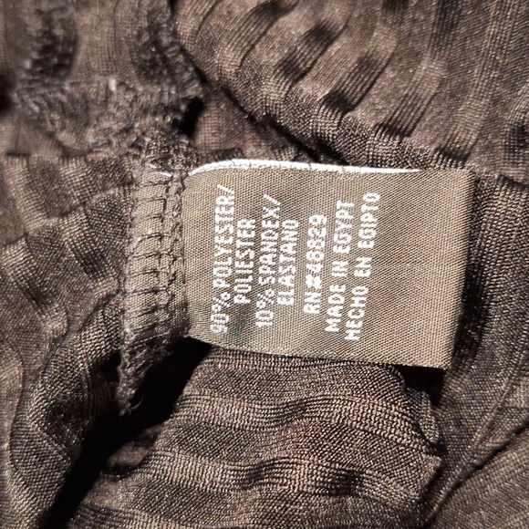 Y women's Love solid black body hugging stretch plus size dress 2X - Picture 5 of 5